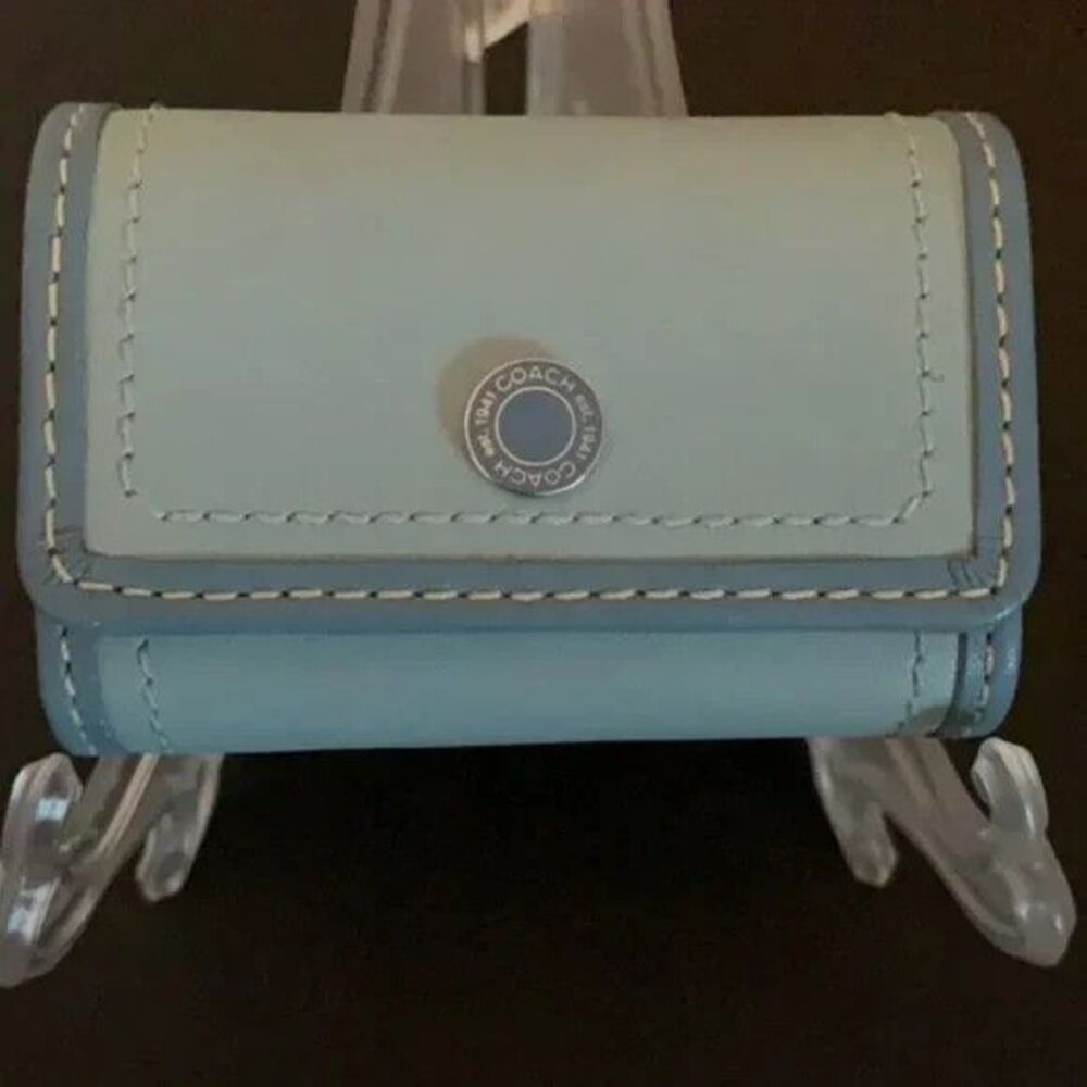 COACH Mint Green Contact Case